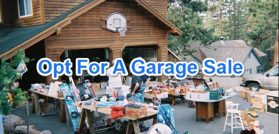 A Garage Sale Before Moving